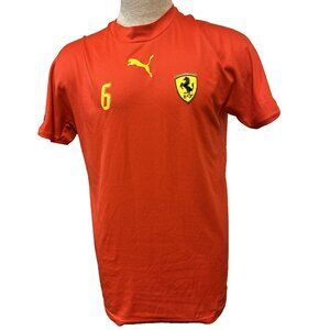 Puma Massa Ferrari Team Tee shirt Soccer futball Size Medium Jersey